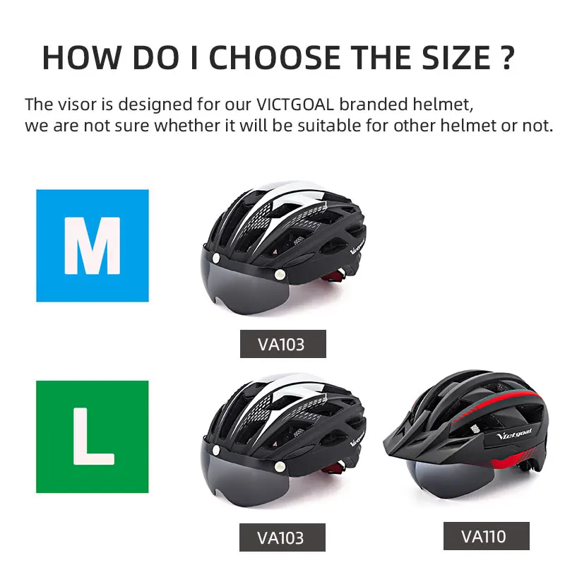 VICTGOAL магнитные линзы для велосипедного шлема велосипедные шлемы MTB дорожные