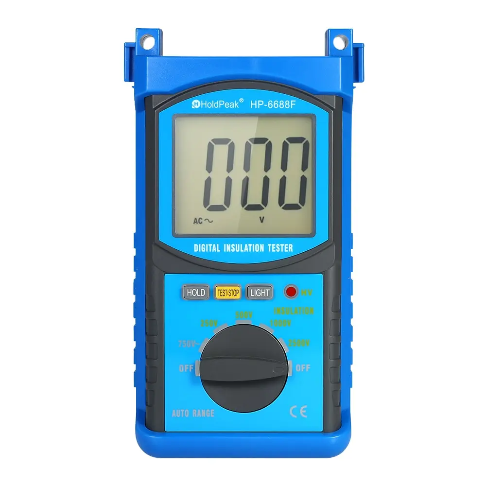 

Digital Insulation Resistance Tester Auto-range LCD Megohm Meter Megger Megohmmeter DC250V/500V/1000V/2500V Voltmeter