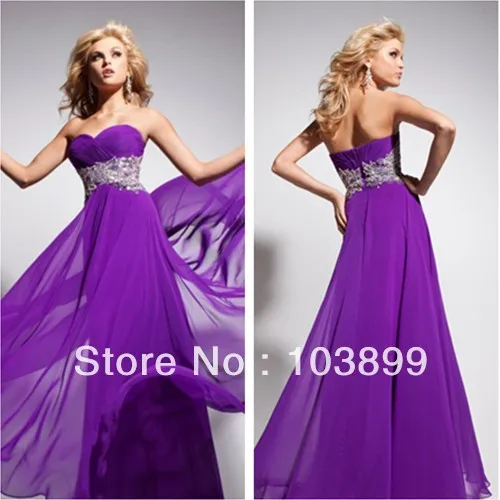 bright purple bridesmaid dresses