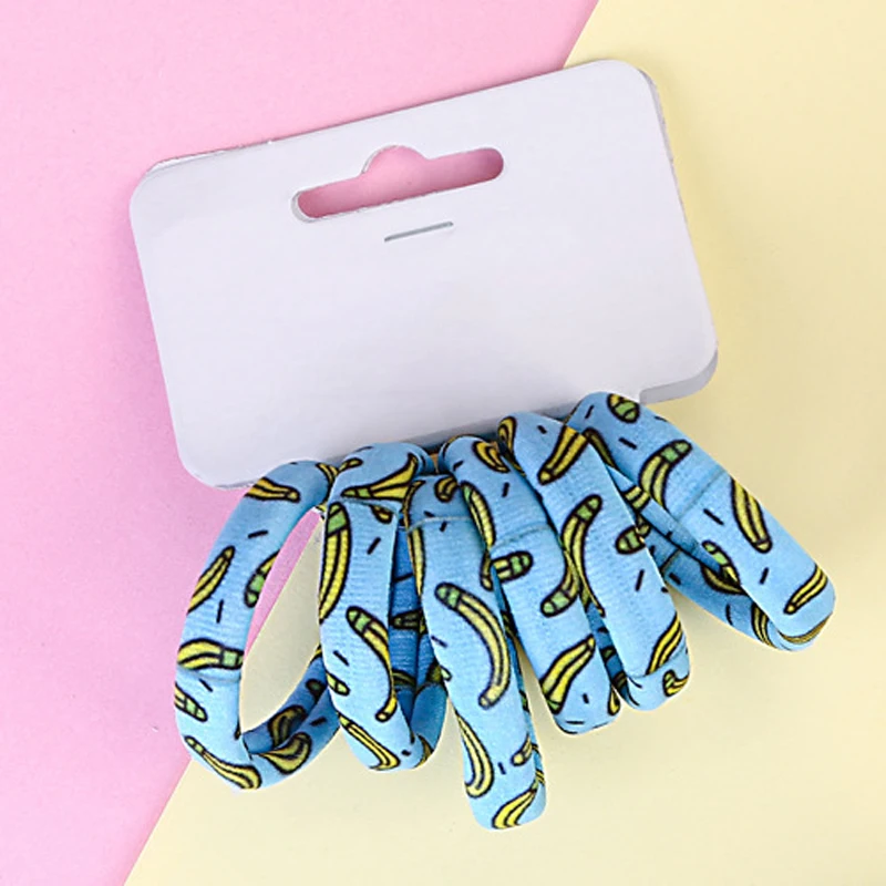 Arherigele 6pcs Elastic Hair Bands for Women Hair Accessories Colorful Printing Hair Rope Rings Headwear Girls Ponytail Holder Arherigele 6pcs Elastic Hair Bands for Women Hair Accessories Colorful Printing Hair Rope Rings Headwear Girls Ponytail Holder