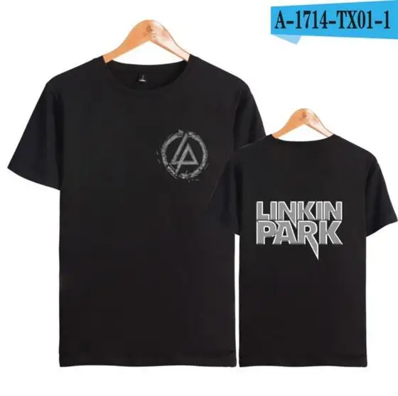 Linkin Park print Men/Women T shirt Tops Rock Band T Shirts Cotton ...