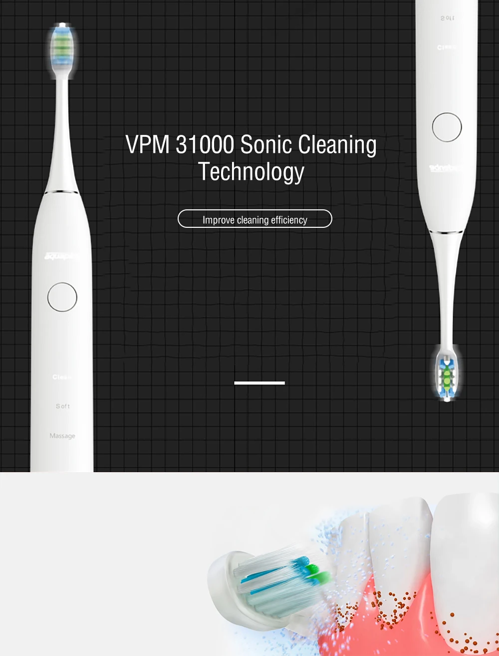 Aquapick AQ - 120 Electric Toothbrush Domestic Cleanning Tool