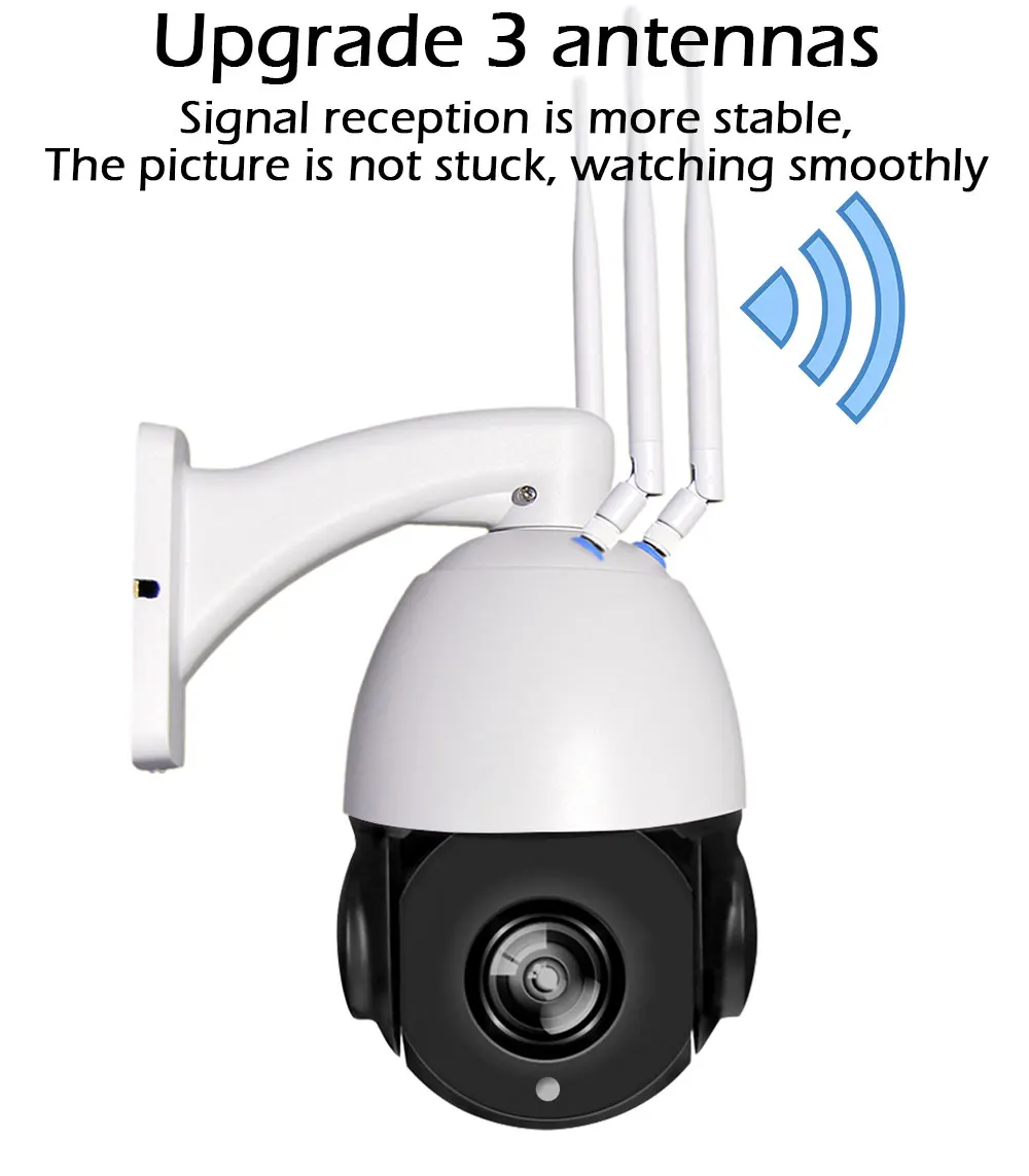 Câmera de Segurança ao ar Câmera ip Ptz 4g 3g Sim sd Cartão Dome Wifi Livre 22x Zoom Óptico Noite Cctv Vídeo Vigilância Ysa 1080 p hd 15 Câmeras de vigilância