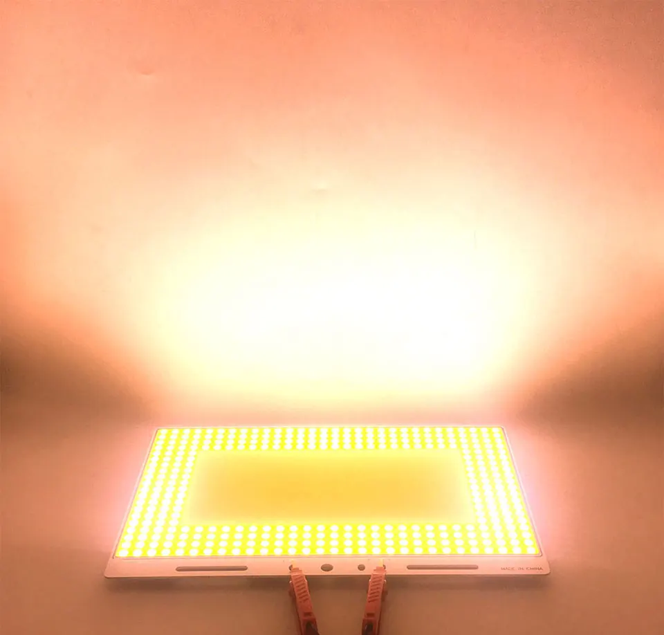 320x210mm Double Color Super Big 12V 200W LED COB Lamp for Car Bulbs House Outdoor Lighting DIY Warm Cool White Color COB Board (8)