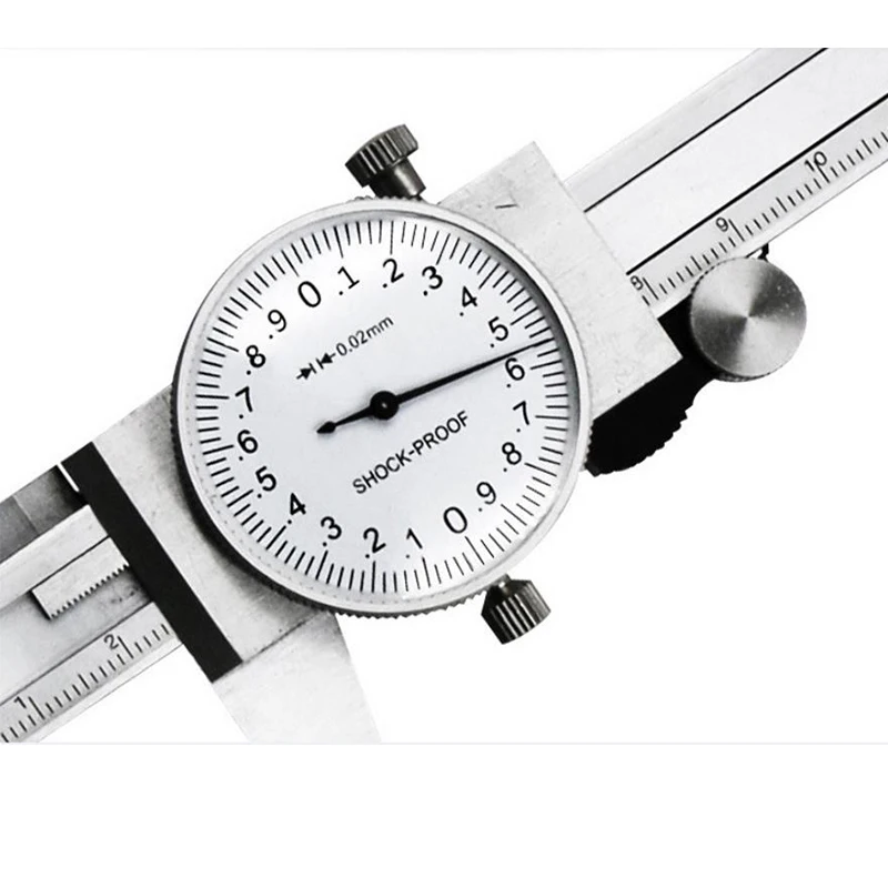 Ударопрочный штангенциркуль метрический измерительный инструмент набор штангенциркуль 0-150 мм/0,02 мм из нержавеющей стали прецизионный штангенциркуль инструменты
