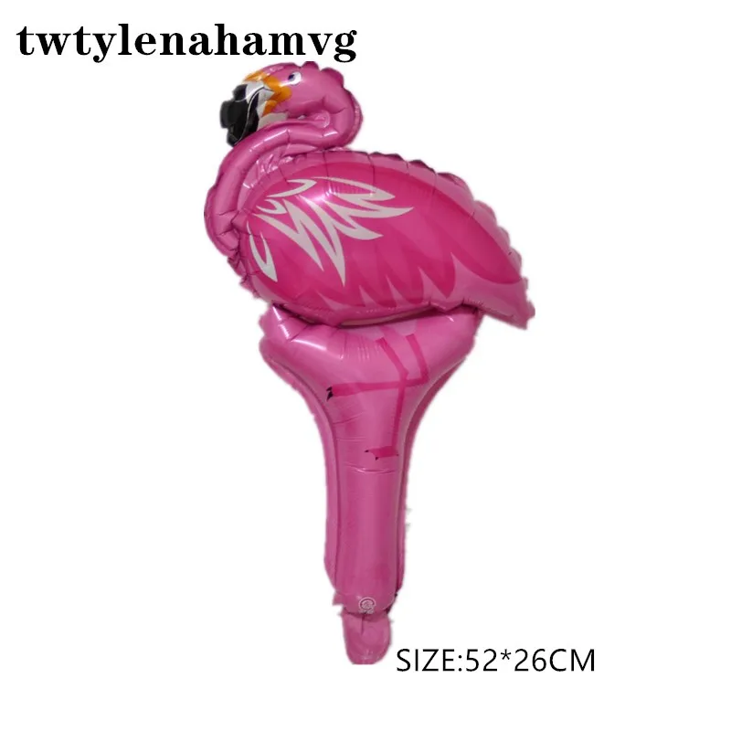 Свадебные украшения Лебедь День Святого Патрика корона Розовый Фламинго Фольга шар INS Кактус Стиль С Днем Рождения вечерние - Цвет: 3