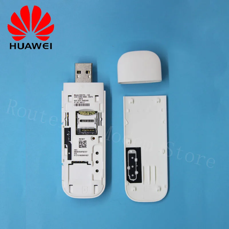 Разблокированный huawei E8372 E8372h 153 4G Роутер с антенной 150M LTE USB Wingle WiFi модем