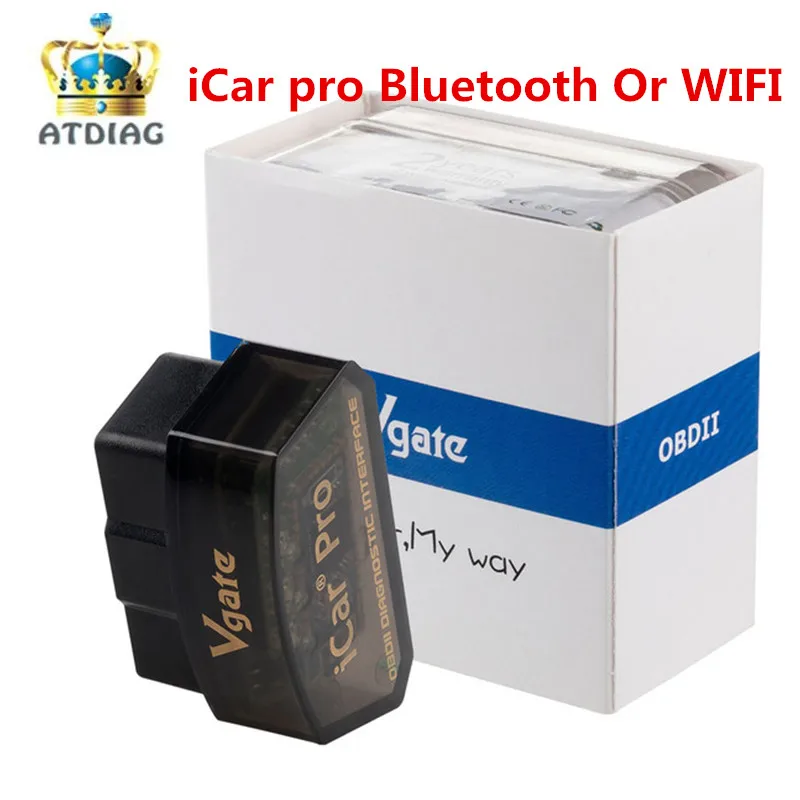 

Vgate iCar pro OBD2 ELM327 Bluetooth 4.0/WIFI Car Diagnostic Scanner For Android/IOS Software V2.1 Car Diagnostic-Tool
