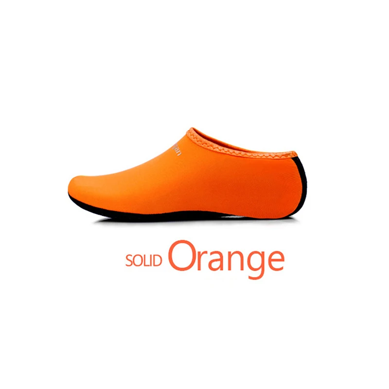 Orange Новые пляжные спортивные носки для плавания; нескользящая обувь; обувь для йоги, фитнеса, танцев, плавания, серфинга, дайвинга; обувь для детей, мужчин и женщин - Цвет: Orange