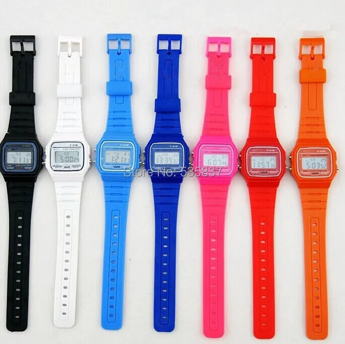casio f91w colors