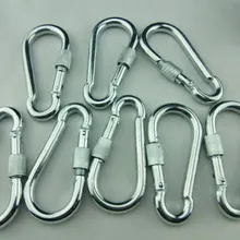 Походный карабин из нержавеющей стали защитная Пряжка подвесная Пряжка веревка для похода стальной пряжки подшипник жизни веревочный крюк пробка