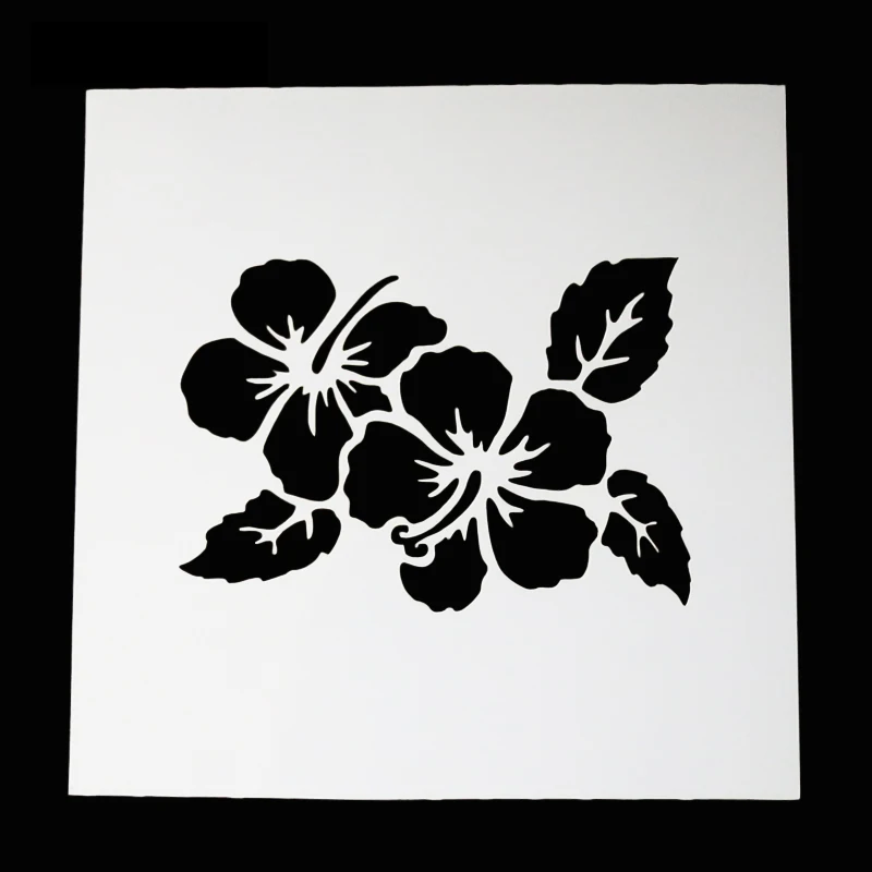 Plantilla de pastel flores decorativas Plantilla de cupcakes molde para