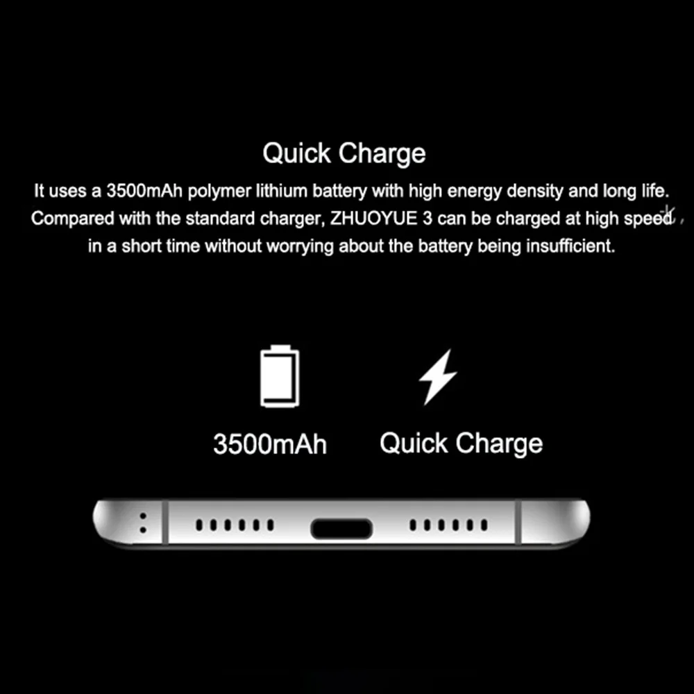 VARGO ZHUOYUE 3 VX3 MTK6757 Octa core Android 7.0 Smartphone 6GB RAM 128GB ROM 5.7inch 3500mAh NFC Fingerprint Unlock Smartphone