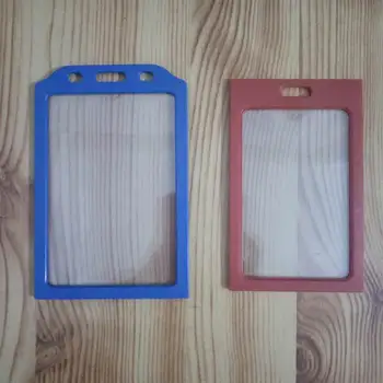 

Brand New 300PCS Vertical Name Badge ID Card Holder Name Badge Holders Business School Card Holder A7 B8