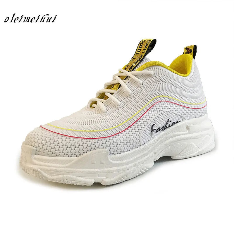 

2018 Fashion Trainers Sneakers Women Casual Shoes Air Mesh Grils Wedges Canvas Shoes Woman Tenis Feminino Zapatos Mujer