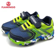 FLAMINGO Spring Sport Running Children Shoes Hook&Loop Outdoor Navy Sneaker for Kids Size 23-29 Free Shipping 91K-JSZ-1301 flamingo shoes 92b xy 1650 shoes for children 23 28