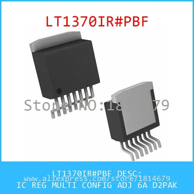 1PCS/lot LT1370IRPBF IC REG MULTI CONFIG ADJ 6A D2PAK LT1370IR 1370
