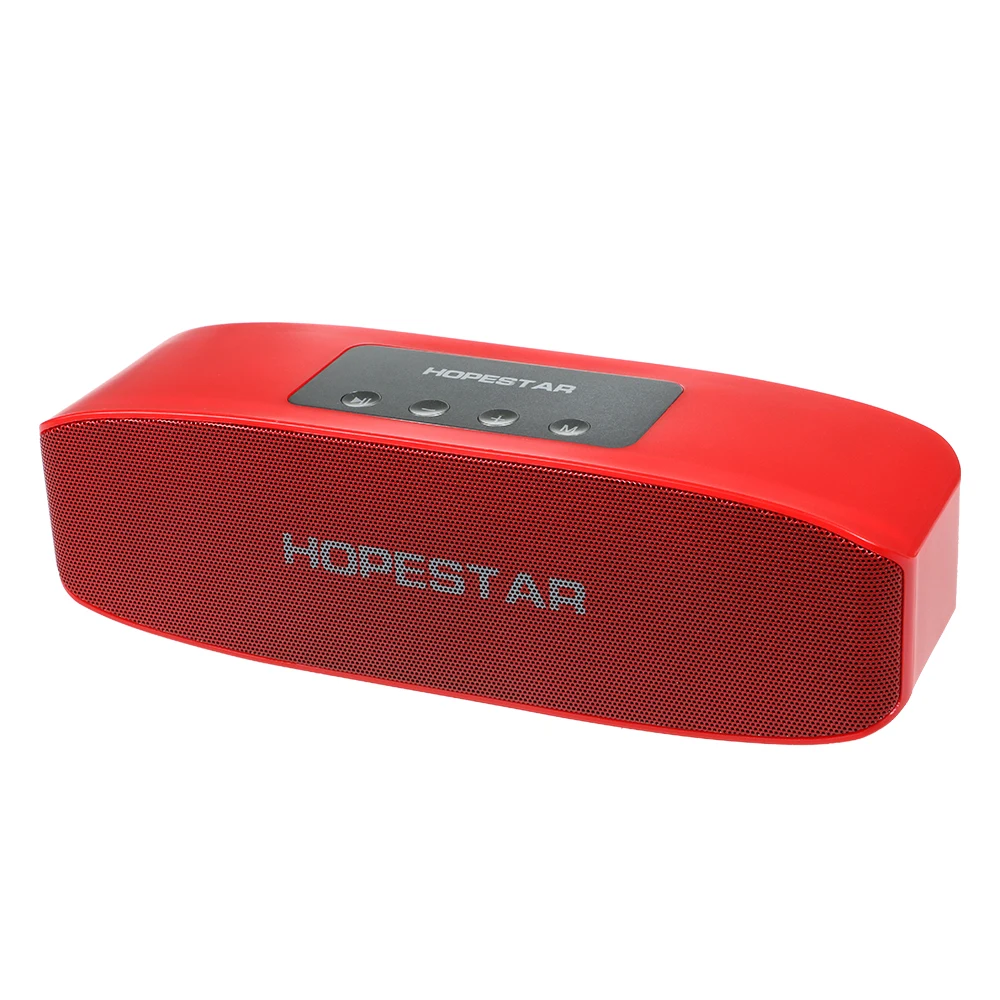 HOPESTAR Bluetooth динамик s портативный беспроводной динамик с TF USB AUX плеер встроенный микрофон громкой связи для телефона ПК MP3 MP4 цифровой