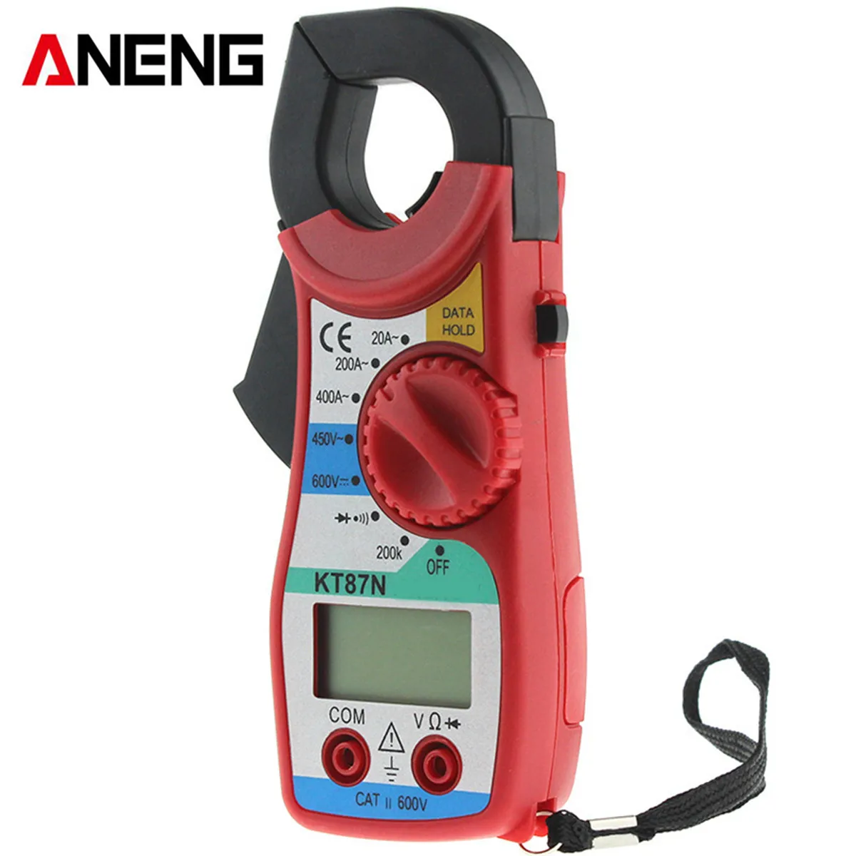 

ANENG KT87N 1PC LCD Digital Multimeter Amper Clamp Meter Current Clamp Pincers AC/DC Current Voltage Tester 3 Colors