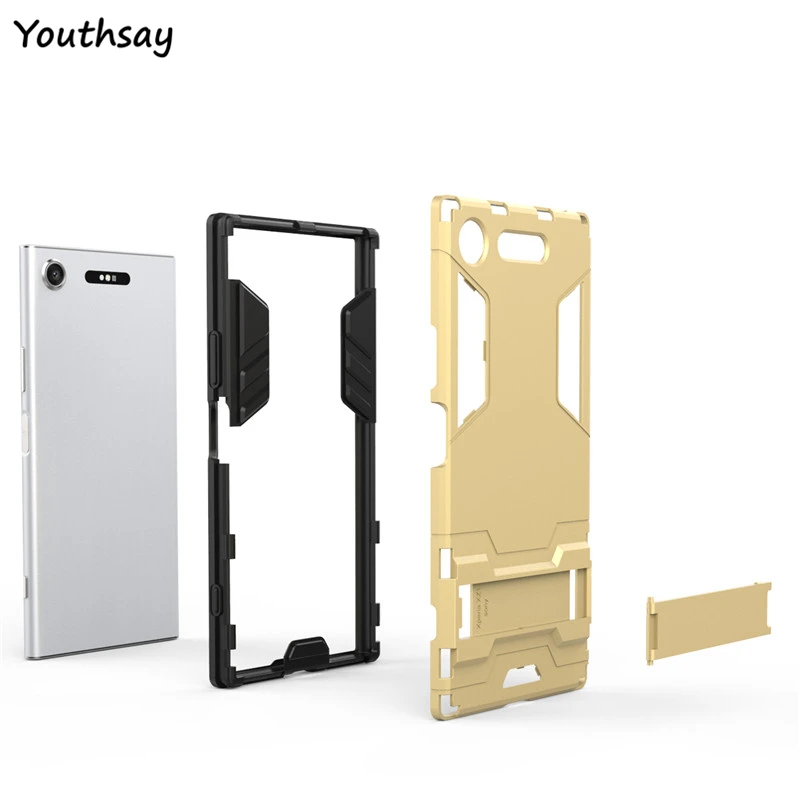 Youthsay чехол для Sony Xperia XZ1 F8342 F8341 ударопрочный роскошный с роботом чехол|luxury case|sony