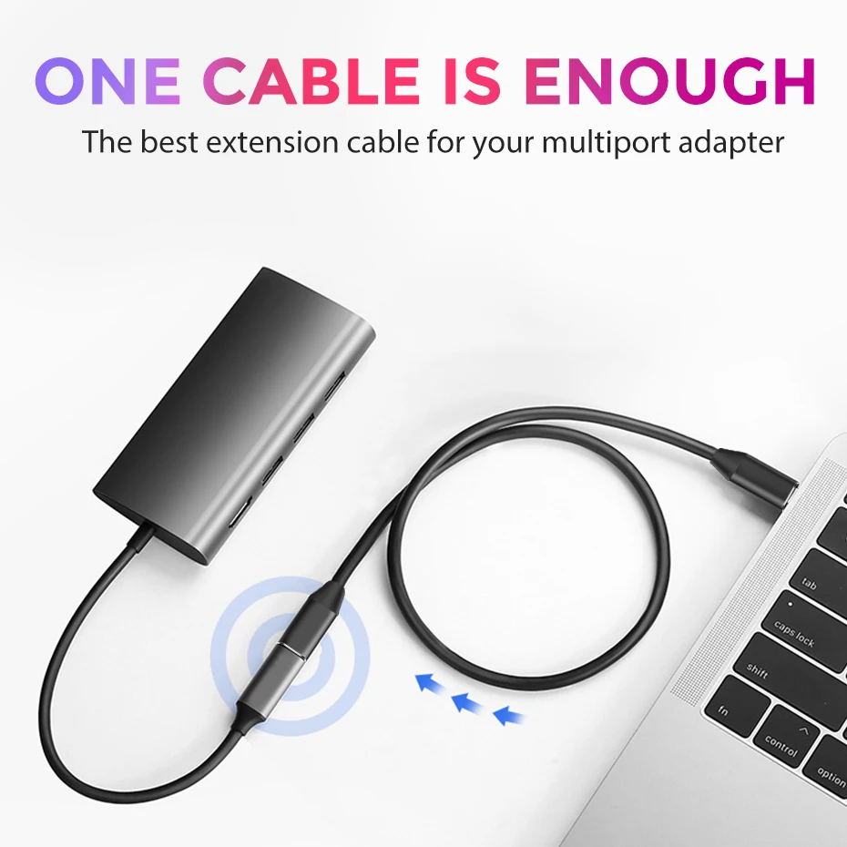 ANBES 1 м usb type C Удлинительный кабель USB 3 Дата видео мужчин и женщин расширение