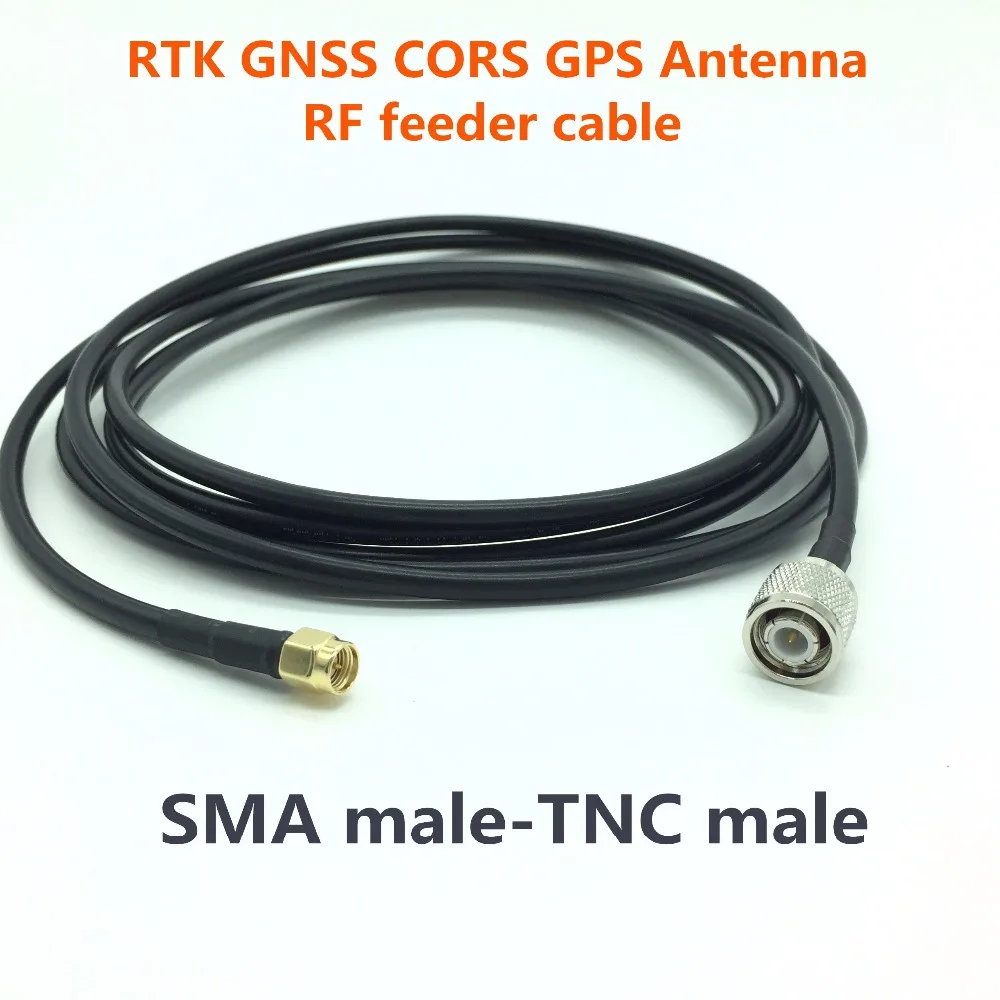 RG58 pure copper cable RF feeder cable TNC SMA 5 meters,Applied to RTK
