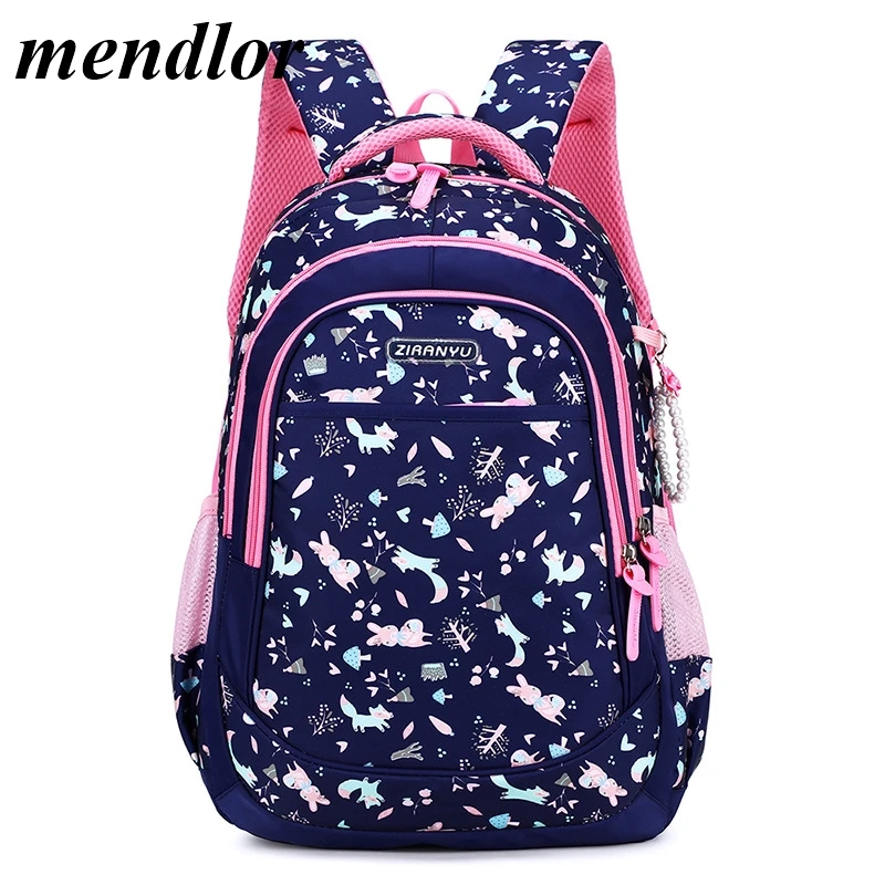

2019 Hot New Children School Bags for Girls Backpack Kids Cartoon Printing school backpack Mochila Infantil Primary schoolbag