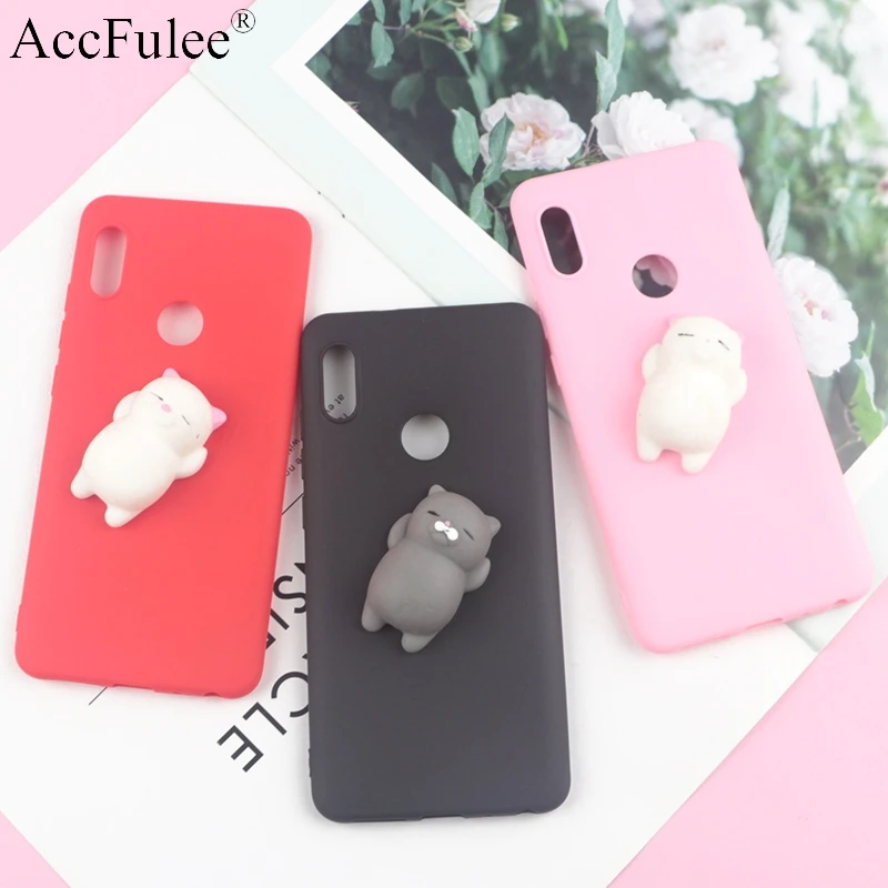 

Squishy 3D Toys Phone Cat Case For Xiaomi Mi 5X 6X 9 SE 8 Lite CC9E A1 A2 A3 Max 3 Pro Candy Panda Cover Funny Foot Soft Cases