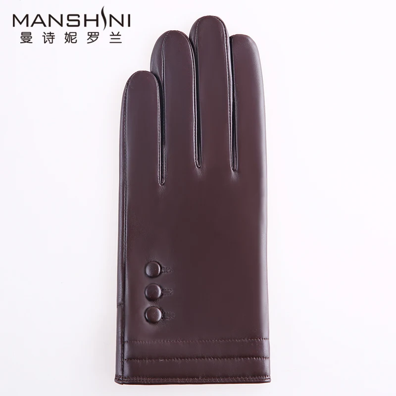 Genuine leather gloves men winter outdoor keep warm add cashmere large size sheepskin gloves touch screen gloves MLZ111 Genuine leather gloves men winter outdoor keep warm add cashmere large size sheepskin gloves touch screen gloves MLZ111