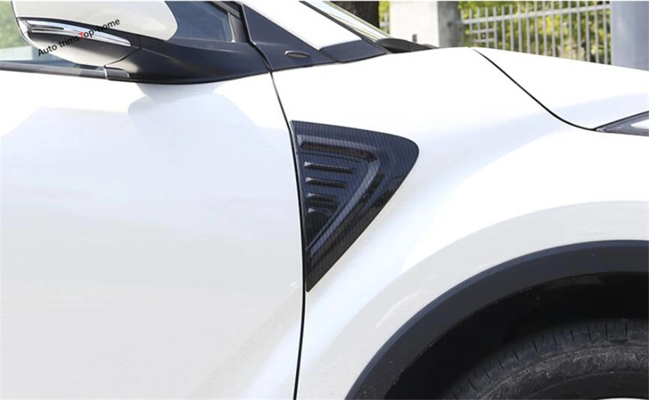 

Yimaautotrims Car Body Molding ABS Side Wing Fender Emblem Cover Trim Fit For Toyota C-HR CHR 2016 - 2020 Accessories Exterior