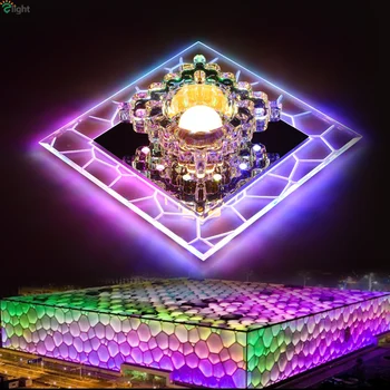 

Modern Square Acrylic Led Ceiling Lights Lustre Crystal Corridor Led Ceiling Light Hallway Led Ceiling Lamp Fixtures Down lights