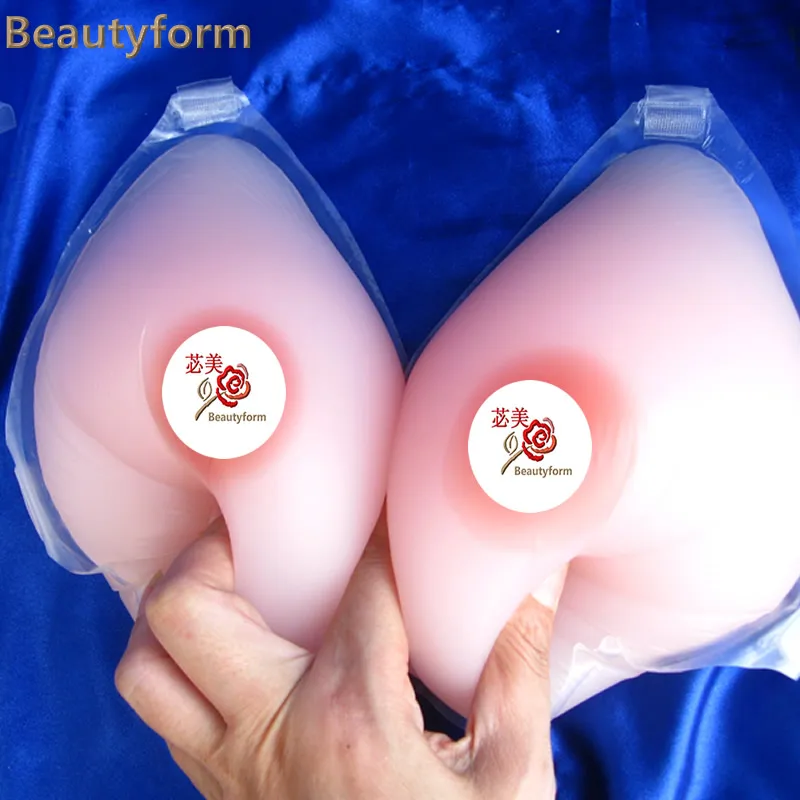 

1400g/Pair Crossdresser Silicone Artificial Breast Artificial Fake Boobs Artificial Breasts Forms For men