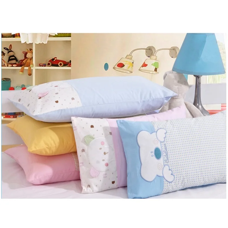 Удобная детская подушка для номер Декор для малышей, с милым медведем, мягкая подушка для шеи с защитой от проколов для детей младшего возраста, Поддержка подушки