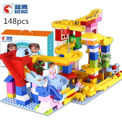 

0307 Slider track ball Large-grained children's building blocks teach education building blocks toy gift set