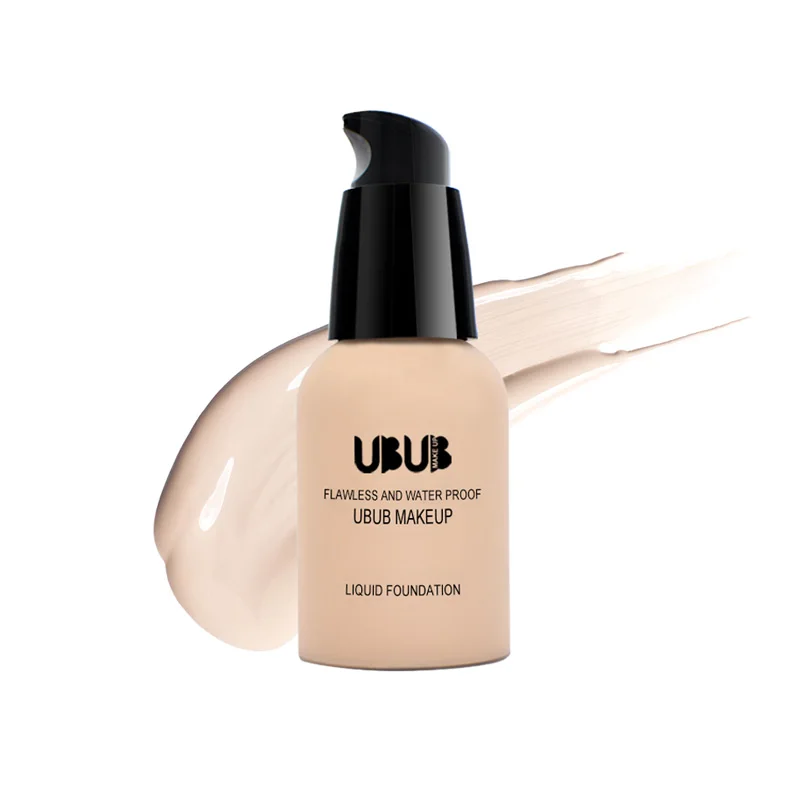 

UBUB Full Coverage Face Foundation Makeup Long Lasting Oil-control Brightener Shimmer Glitter Glow Concealer Highlighter Primer