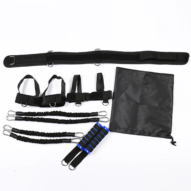 2018 New boxing taekwondo fencing training resistance rope black belt training explosive force rebound blue elastic rope 2018 New boxing taekwondo fencing training resistance rope black belt training explosive force rebound blue elastic rope