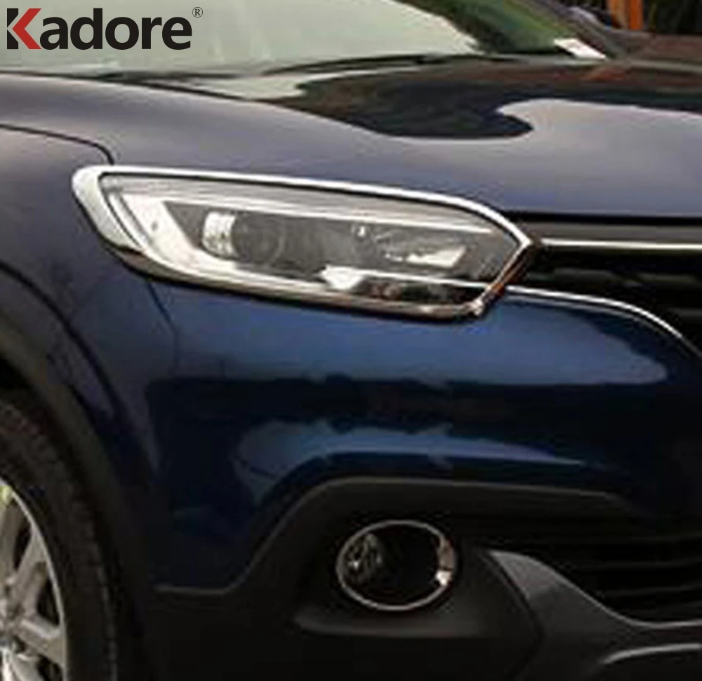For Renault Kadjar 2016 2017 2018 Car Front Light Lamp Cover Headlight