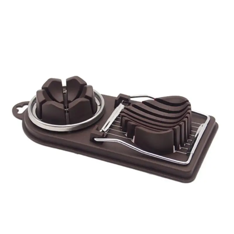 

2019 1PC Multifunctional Egg Cutter Stainless Steel Cutting Egg Slicers Wire Kitchen Accessories Slicing Gadgets Cooking Tools