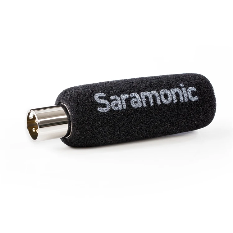 Saramonic SR-AXM3 двойной микрофон набор вещания кардиоидный XLR дробовик микрофон комплект и лобовое стекло для DSLR камеры видеокамеры