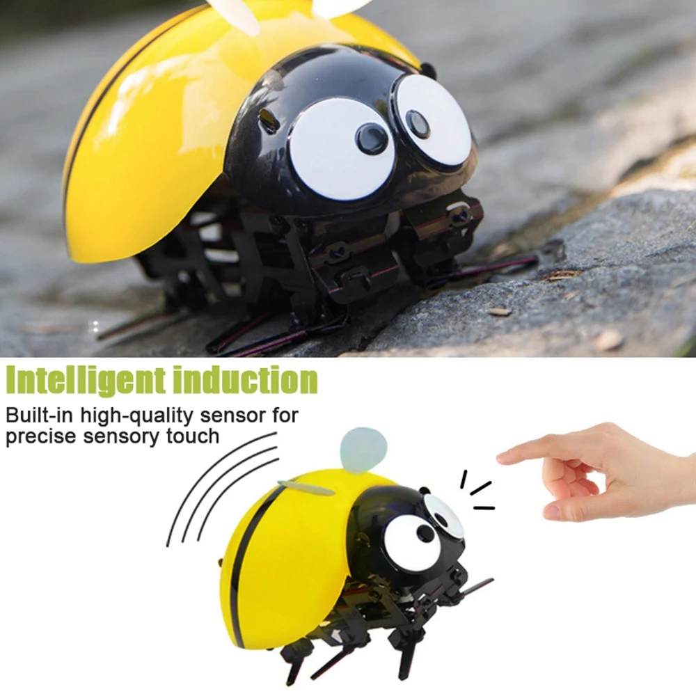 Remote Control Flies Ladybug Bee Simulation Insects Toy Smart The Seven Star Ladybird Toys Children Kids |