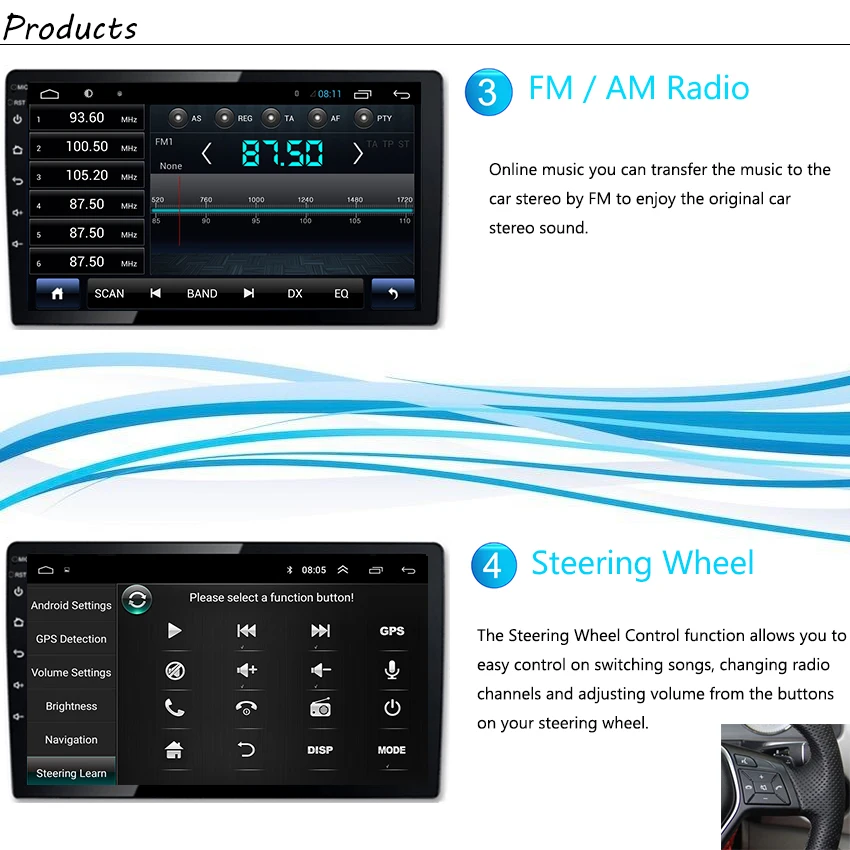 Excellent Car radio Android multimedia player For Ford Fiesta 2009~2018 Car touch screen GPS Navigation Support Carplay Bluetooth 3 Excellent Car radio Android multimedia player For Ford Fiesta 2009~2018 Car touch screen GPS Navigation Support Carplay Bluetooth 3