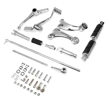 

Motorcycle Footpeg Forward Controls Forward Control Kit Cafe Racer Foot Rest Fit For Harley Sportster XL 883 1200 48 2014-2016