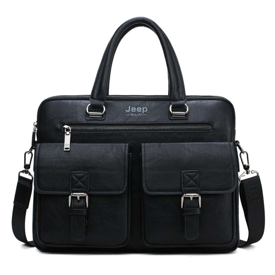 JEEP Mens Business Bag For 13.3 inch Laptop Briefcase | Jewelry Addicts