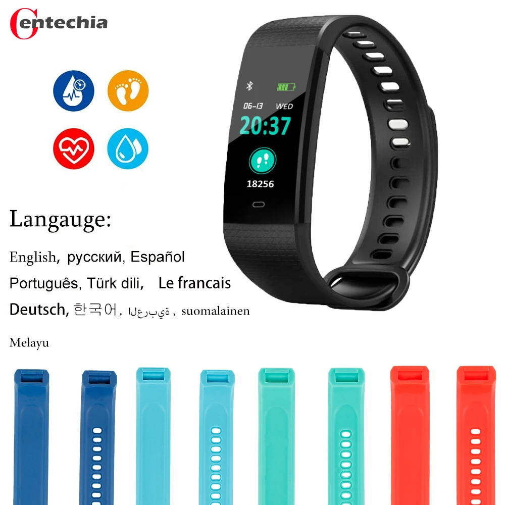 

Smart Band Heart Rate Fitness Tracker Bracelet Blood Pressure Oxygen Monitoring Pedometer Smartband Wristband Smart Watch