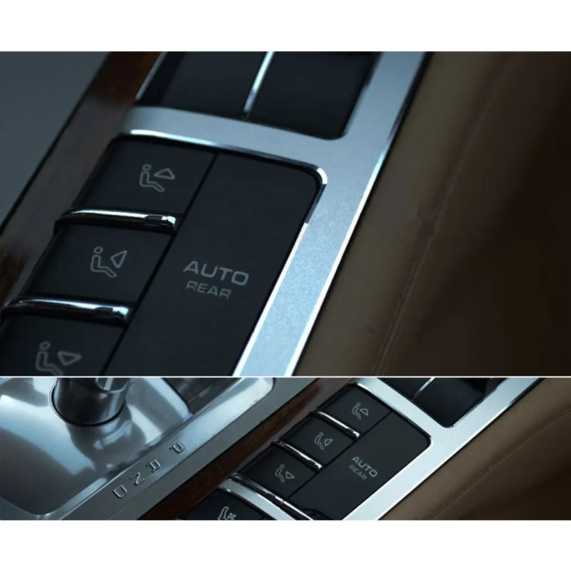 Внутренняя Центральная панель управления шестеренкой кнопка декоративная отделка полосы для Porsche Panamera 2010-16 автомобильный Стайлинг алюминиевый сплав