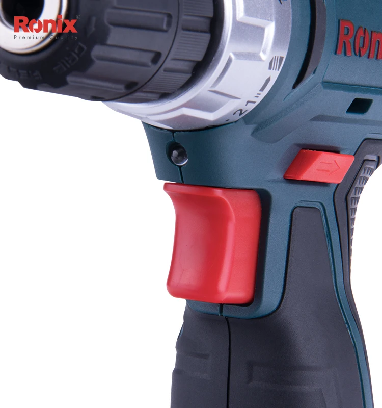 Ronix New 1.5A 12V 1350RPM Cordless Screwdriver Drill with BMC Box Model 8012