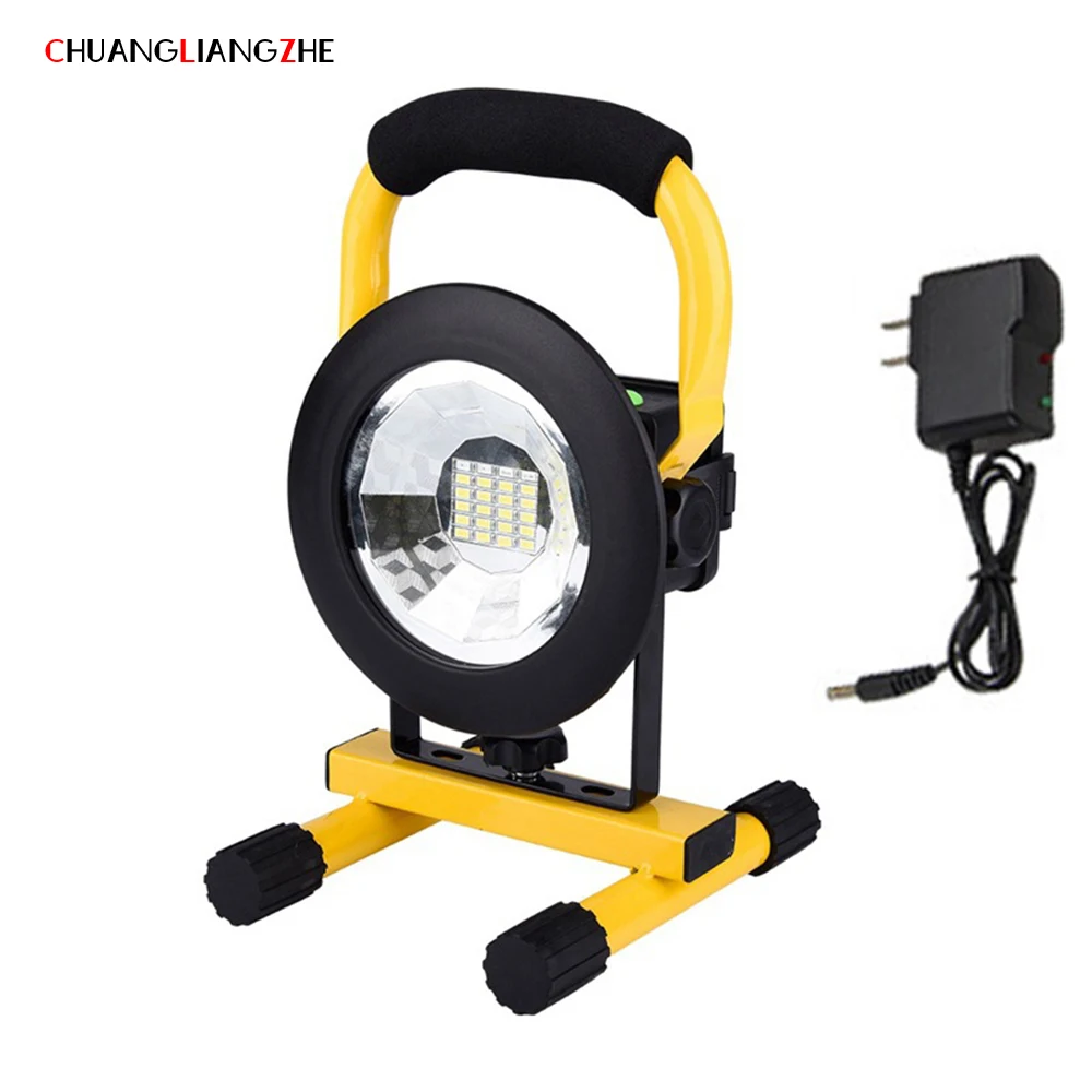 

CHENGLIANGZHE LED Floodlight Work Maintenance Lights XPE Portable Portable Lighting Searchlights Waterproof 2400 Lumens