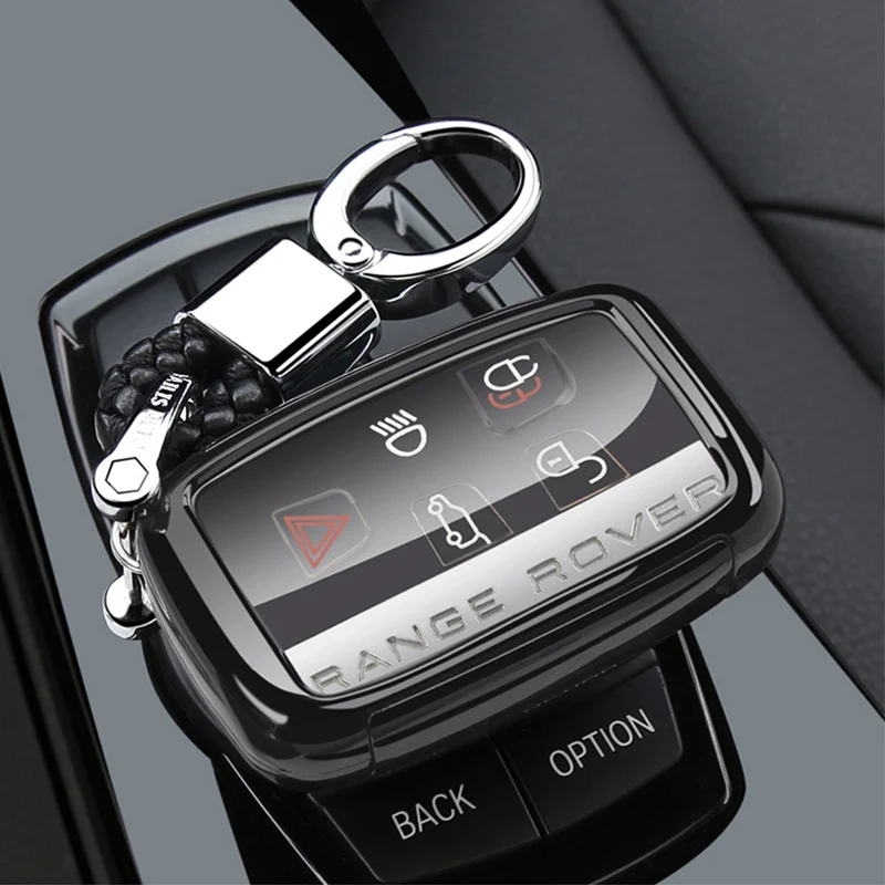 

FOB Car Key Case Cover For Range Rover Sport Land Rover Evoque Freelander 2 Guitar F X Typ fit Jaguar XE XJ XJL XF C-X16 V12