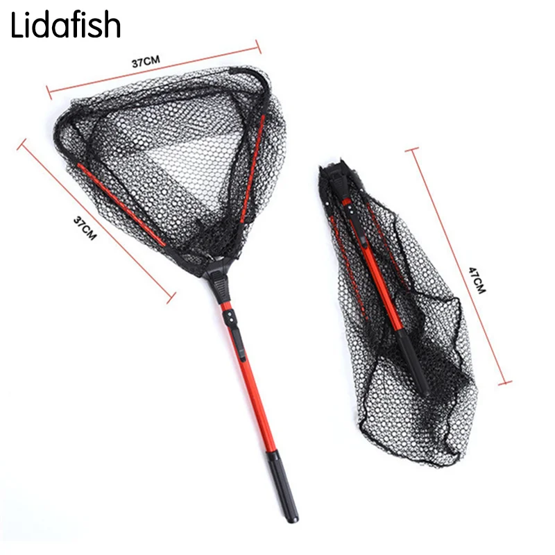 LIDAFISH 80CM Retractable Folding Fishing Net Multifilament handing