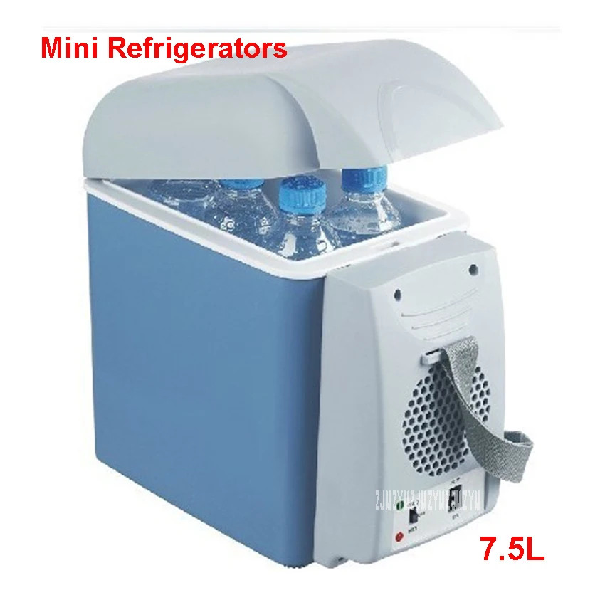 

Portable 12V 7.5L Auto Mini Fridge Auto Travel Hold Cool Food Quality Refrigerator ABS Multi-Function Cooler Freezer Home Warmer